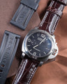 Bespoke Watch Strap in Reddish Brown Crocodile