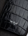 Bespoke IPhone Cover in Black Crocodile