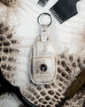 Bespoke Key Fob Cover in Natural Himalayan Crocodile