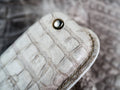 Bespoke Key Fob Cover in Natural Himalayan Crocodile