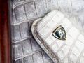 Bespoke Key Fob Cover in Natural Himalayan Crocodile