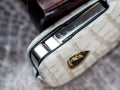 Bespoke Key Fob Cover in Natural Himalayan Crocodile