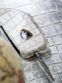 Bespoke Key Fob Cover in Natural Himalayan Crocodile