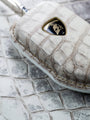 Bespoke Key Fob Cover in Natural Himalayan Crocodile