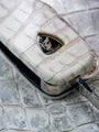 Bespoke Key Fob Cover in Natural Himalayan Crocodile