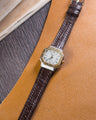Bespoke Watch Strap in Brown Crocodile