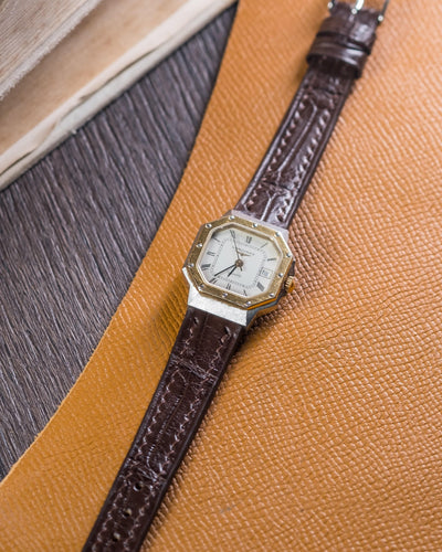 Bespoke Watch Strap in Brown Crocodile