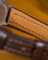 Bespoke Watch Strap in Brown Crocodile