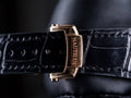 Bespoke Watch Strap in Black Crocodile