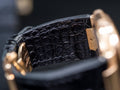 Bespoke Watch Strap in Black Crocodile