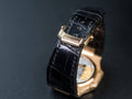 Bespoke Watch Strap in Black Crocodile