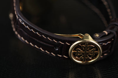 Bespoke Watch Strap in Dark Brown Crocodile