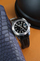 Bespoke Watch Strap in Black Crocodile