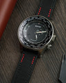 Bespoke Watch Strap in Black Chevre