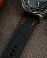 Bespoke Watch Strap in Black Chevre