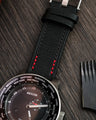 Bespoke Watch Strap in Black Chevre