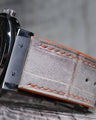 Bespoke Watch Strap in Natural Himalayan Crocodile