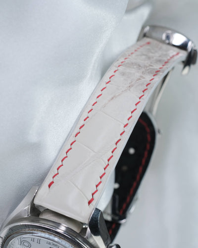 Bespoke Watch Strap in Natural Himalayan Crocodile