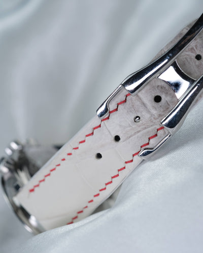 Bespoke Watch Strap in Natural Himalayan Crocodile