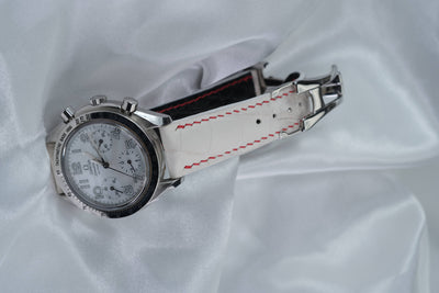 Bespoke Watch Strap in Natural Himalayan Crocodile