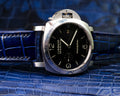 Bespoke Watch Strap in Electric Blue Crocodile