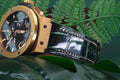 Bespoke Watch Strap in Hunter Green Crocodile