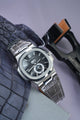 Bespoke Watch Strap in Grey Crocodile