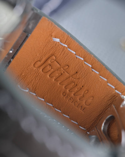 Bespoke Watch Strap in Grey Crocodile