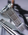 Bespoke Watch Strap in Grey Crocodile