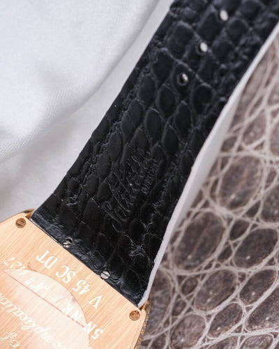 Bespoke Watch Strap in Natural Himalayan Crocodile