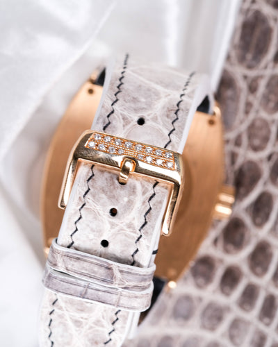 Bespoke Watch Strap in Natural Himalayan Crocodile