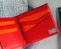Bespoke Bifold Wallet in Metallic Silver Alligator