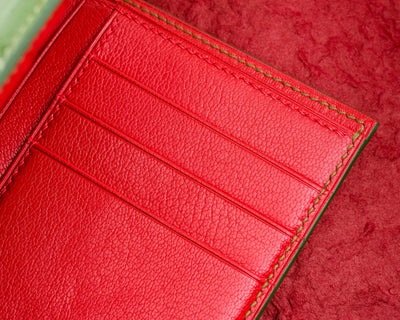 Bespoke Bifold Wallet in Pine Green Crocodile