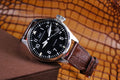 Bespoke Watch Strap in Dark Brown Crocodile
