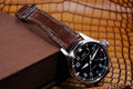 Bespoke Watch Strap in Dark Brown Crocodile