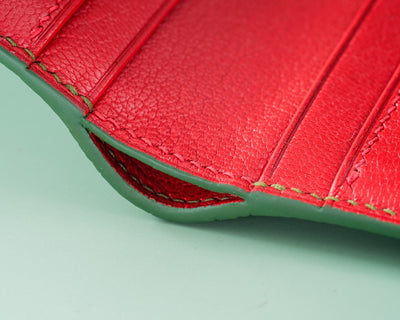 Bespoke Bifold Wallet in Pine Green Crocodile