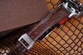 Bespoke Watch Strap in Dark Brown Crocodile
