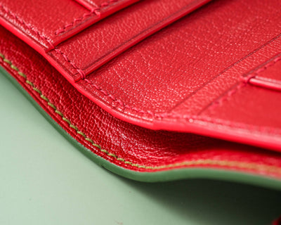 Bespoke Bifold Wallet in Pine Green Crocodile