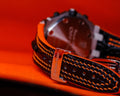 Bespoke Watch Strap in Black Crocodile