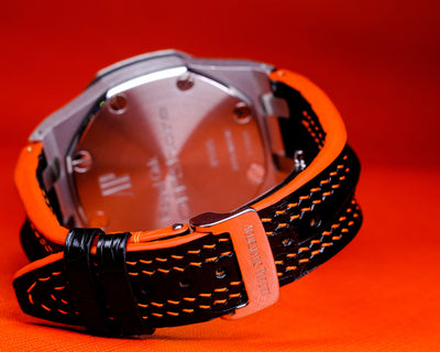 Bespoke Watch Strap in Black Crocodile