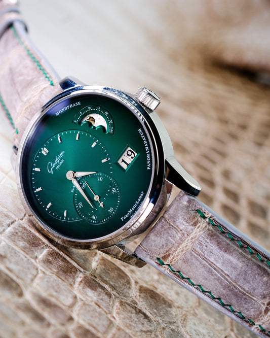 Bespoke Watch Strap in Natural Himalayan Crocodile