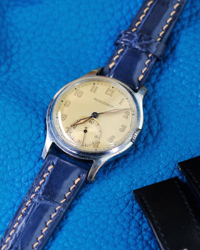 Bespoke Watch Strap in Navy Blue Crocodile