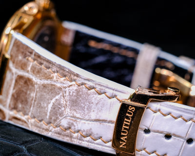 Bespoke Watch Strap in Natural Himalayan Crocodile