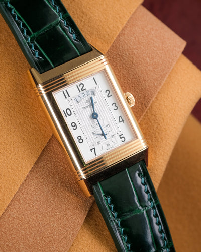 Bespoke Watch Strap in Hunter Green Crocodile