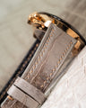 Bespoke Watch Strap in Grey Himalayan Crocodile