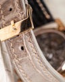 Bespoke Watch Strap in Grey Himalayan Crocodile