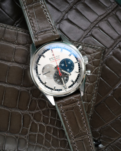 Bespoke Watch Strap in Juniper Green Alligator