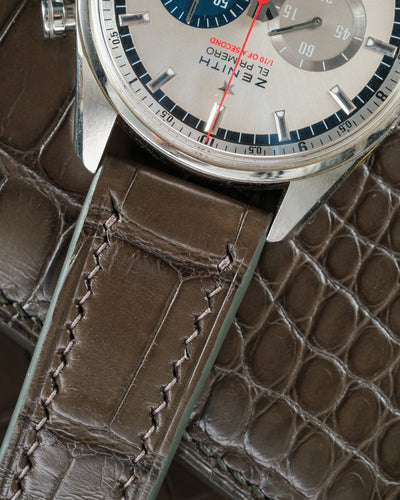 Bespoke Watch Strap in Juniper Green Alligator