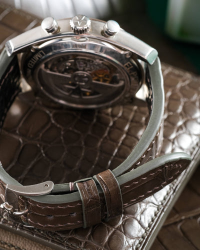Bespoke Watch Strap in Juniper Green Alligator