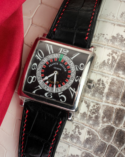 Bespoke Watch Strap in Black Crocodile